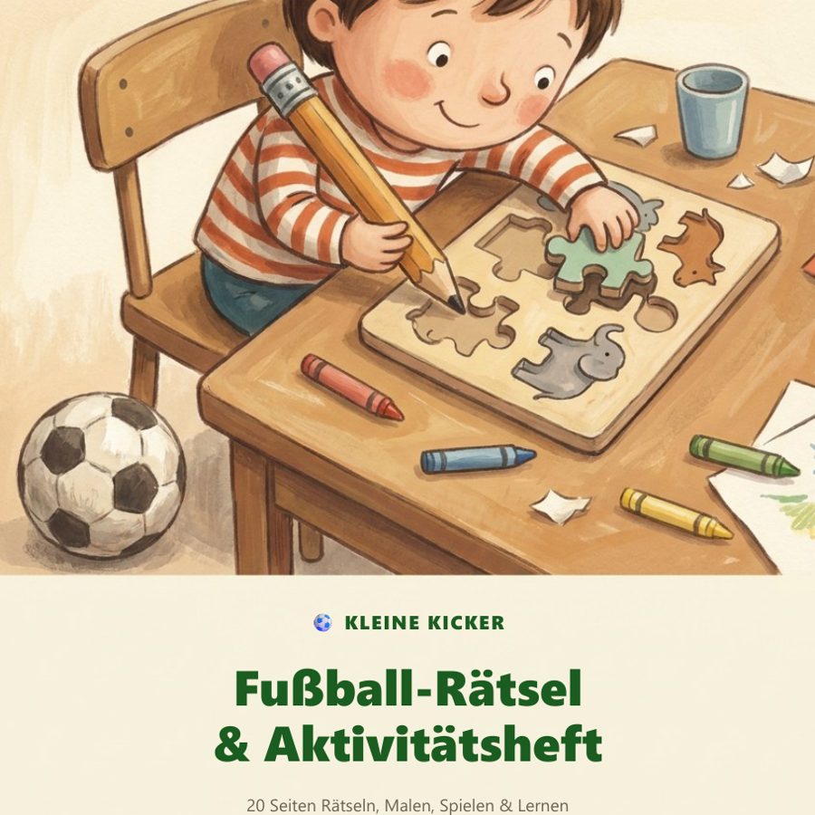 Fußball-Rätsel & Aktivitätsheft